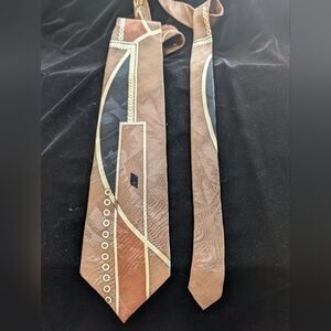 Pierre Balmain Tan Textured Tie